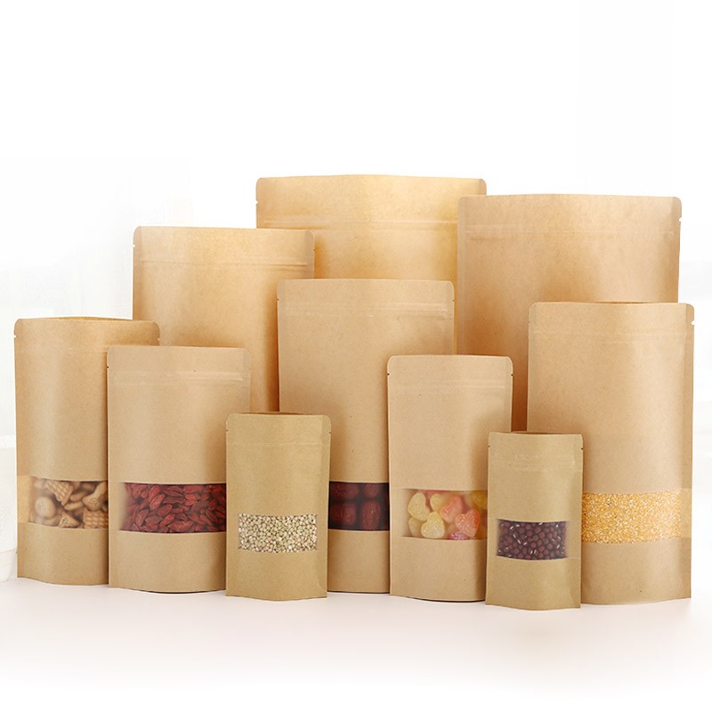 Printing Window Kraft paper food bag