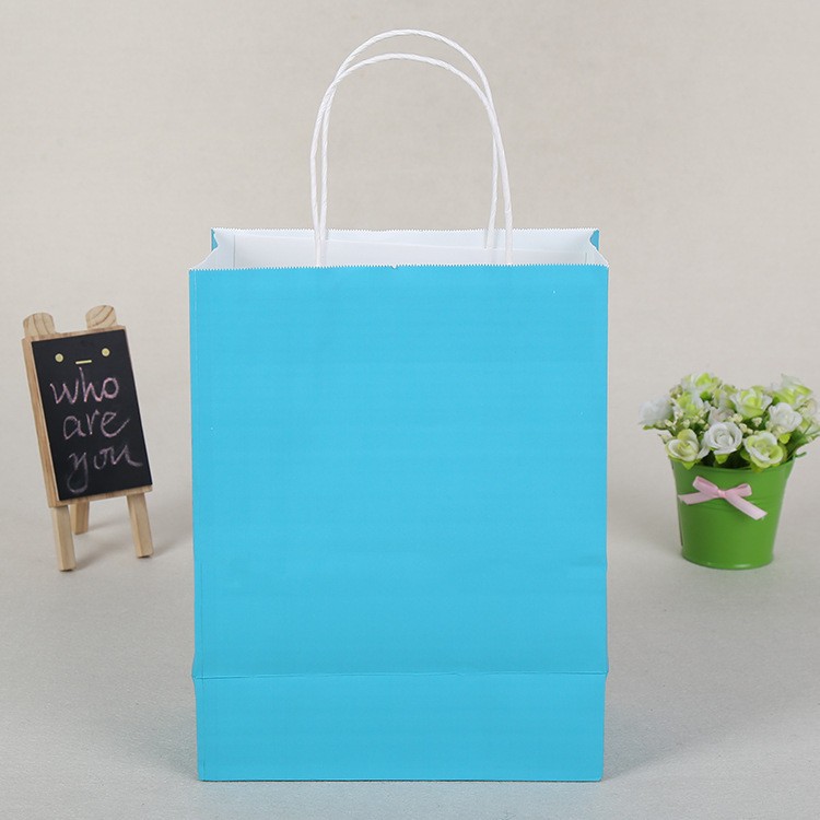 Portable white kraft paper bag Manufacturers, Portable white kraft paper bag Factory, Supply Portable white kraft paper bag