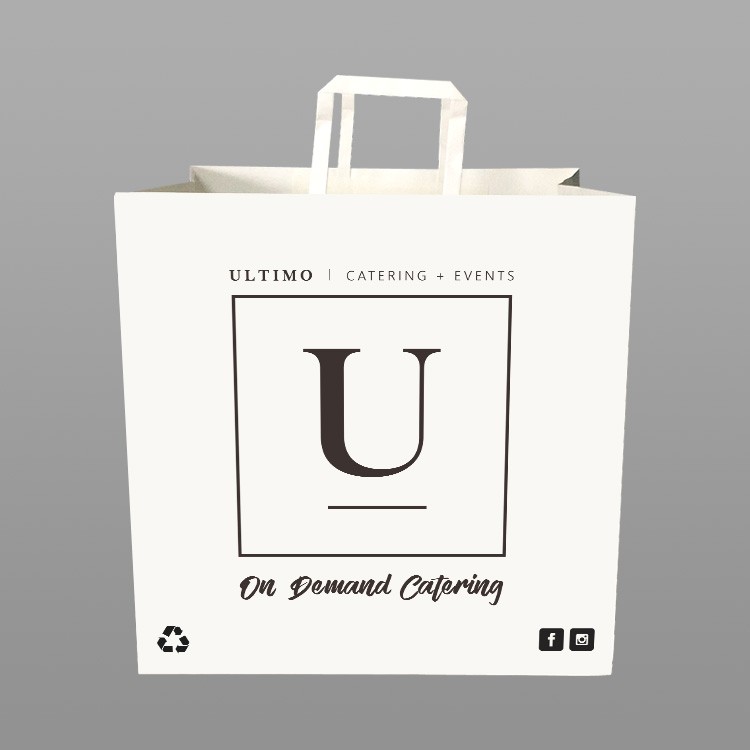 Custom large white kraft paper tote Manufacturers, Custom large white kraft paper tote Factory, Supply Custom large white kraft paper tote