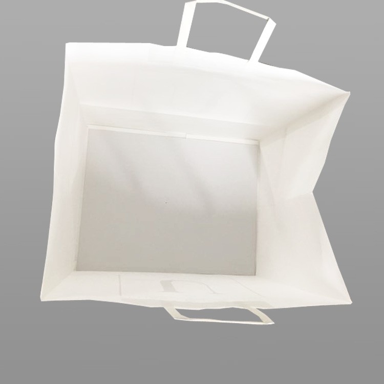 Custom large white kraft paper tote Manufacturers, Custom large white kraft paper tote Factory, Supply Custom large white kraft paper tote