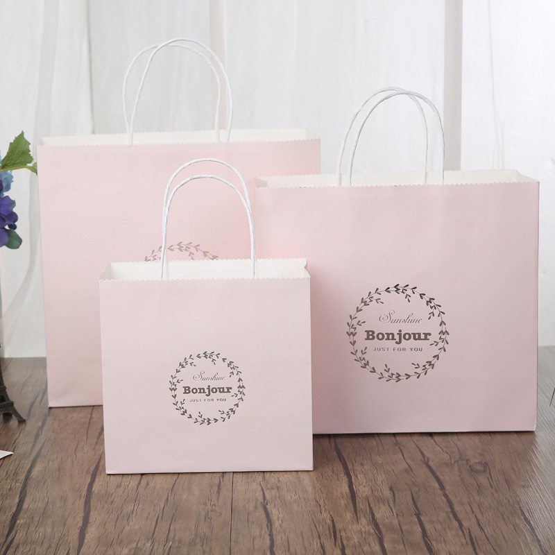 Custom logo white kraft paper shopping bag Manufacturers, Custom logo white kraft paper shopping bag Factory, Supply Custom logo white kraft paper shopping bag