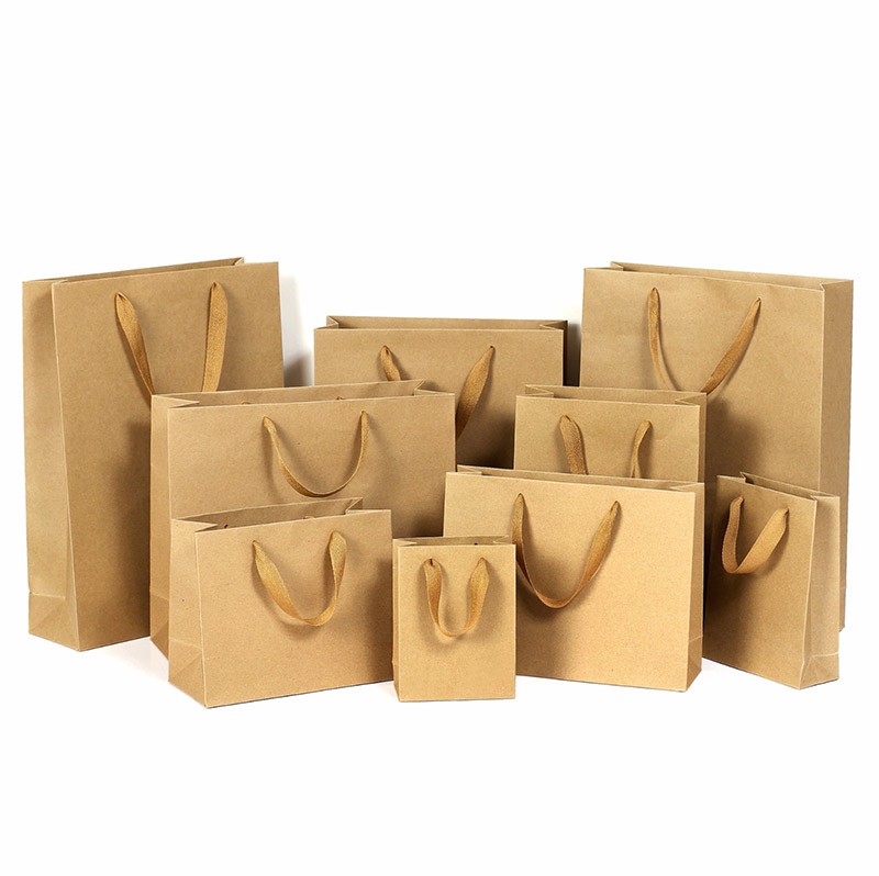 Hand rope kraft paper shopping bag Manufacturers, Hand rope kraft paper shopping bag Factory, Supply Hand rope kraft paper shopping bag